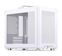 Jonsbo C6 MAX PC Case White - Compact mATX Case with Carry Handle, Airflow Mesh, Space for GPU up to 335 mm, CPU Cooler up to 170 mm, 5 Fan Slots