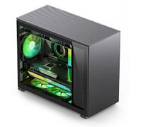 Jonsbo D31 Standard Micro-ATX PC Case - Black, Tempered Glass