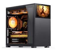 Jonsbo D41 Standard Screen ATX PC Case - Black, Tempered Glass