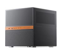 Jonsbo N6 NAS Case (Black) - Compact 9-Bay mATX/ITX Tower, Steel Storage Chassis with ATX/SFX PSU Support, 4 PCIe Slots, 240mm AIO Support, High-Airflow Design for Large Drive Arrays