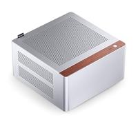 Jonsbo NV10 PC Case Silver | Mini-ITX Case Made of Aluminium & Steel, Compact ITX Case with USB-C, Low-Profile GPU Support