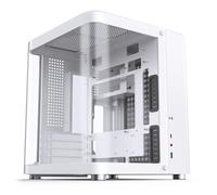Jonsbo TK-1 2.0 Micro-ATX Case, Tempered Curved Glass - White - TK-1 White