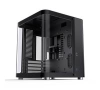 Jonsbo TK-1 2.0 Micro-ATX Case, Tempered Curved Glass - Black - TK-1 Black