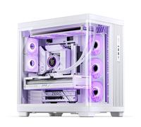 Jonsbo TK-4 Case, Mid-Tower, ATX, Tempered Glass - White