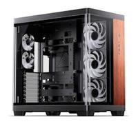 Jonsbo TK-4 Wood Dual Chamber ATX Mid-Tower Tempered Glass - Black