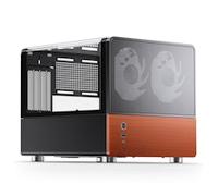 Jonsbo V12 Micro-ATX Panoramic Mini-Tower Case - Black