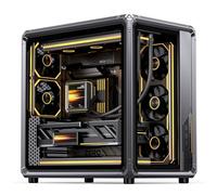 JONSBO X400 Gray ATX PC Case, Back-Connect Desktop Case,MB Auxiliary Air Guidance Cooling System, E-Sport Assistant,3 Sides SP 360 AIO,SP 427mm GPU, ATX<180mm,Compatibility/Heat Dissipation,Gray