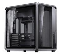Jonsbo X400 Midi-Tower ATX PC Case with Tempered Glass, Back Connect Support, Space for 13 Fans and 360mm Radiators - Grey