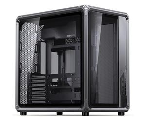 Jonsbo X400 Midi-Tower ATX PC Case with Tempered Glass, Back Connect Support, Space for 13 Fans and 360mm Radiators - Grey