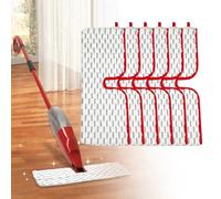 Jonuin 6 Pack 1-2 Spray Max Mop Head Replacement Compatible with Vileda ProMist MAX, Spray Mop Replacement Pads, Reusable Double-Sided Microfibre Spray Mop Pads for Wet & Dry Use (Grey)