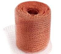 Jonuin Copper Mesh, 24m/80 Feet Pure Copper Mesh Slug Repellent, 100% Wire Mesh Roll for Mouse Hole Trap Filler, Rat Snail Slug Proof, Rodent Pest Control for Indoor & Outdoor Garden