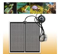 Jonuin Reptile Heat Mat, Reptile Heat Pad with 7 Button Temperature Adjustment, 3 Timer Settings, Terrarium Heat Mats for Reptiles Tortoise Snakes Lizard Gecko Hermit Crab Turtle (14W,11x11 inches)