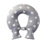 Jonuin U-Shaped Hot Water Bottle with Soft Plush Cover, Dual Nozzle Neck Hot Water Bottle for Women Men, Relieves Stiffness and Fatigue, HotWaterBottle for Winter, Bedtime, and Office Use (Grey)