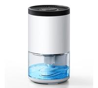 Jonwall Dehumidifier for Home, Portable Mini Dehumidifiers 1000ml Electric Dehumidifier with Auto Shut Off & 7 Colorful LED Light, Quiet Small Dehumidifiers for Bedroom Bathroom Wardrobe Closet RV