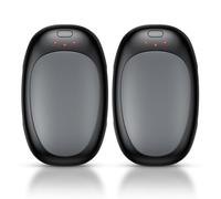 Jonwall Hand Warmers Rechargeable 2 Pack, Electric Handwarmers Reusable USB Hand Warmer, Portable Pocket Warmer with 3 Levels Heat, Great Warm Gift for Men Women Outdoor Camping Golf Hunting (Grey)