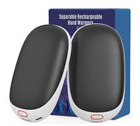 Jonwall Hand Warmers Rechargeable 2 Pack, Magnetic Electric Hand Warmer Portable Reusable 5000mAh Handwarmer/Power Bank, USB Battery Powered Pocket Warmer Hand Heater Great Gift for Women Men