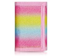 JONYEE Kids Wallets for Boys Ages 4-18 Trifold, Toddler/Youth Wallet for Boys with Zippered Coin Pocket and Card Holders, Novelty Wallet for Childrens Birthday Gifts, Rainbow 1, Small, Classic