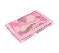 JONYEE RFID Wallet Camouflage Wallet Nylon Trifold Wallets for Men,Mini Trifold Coin Purse with Zipper for Kids, Pink, S, Rfid Wallet