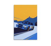JONZA Rally Car Poster for Subaru Impreza Wrc Rally Decorative Painting Canvas Wall And Art Picture Family Bedroom Decor 12x18inch(30x45cm)