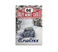 JONZA Rally Racing WRC Poster for Subaru Impreza WRX Rally Car Decorative Painting Canvas Wall And Art Picture Family Bedroom 16x24inch(40x60cm)