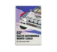 JONZA Vintage Rally Racing WRC Poster for Lancia Rally Group B Decorative Painting Canvas Wall And Art Picture Family Bedroom 16x24inch(40x60cm)