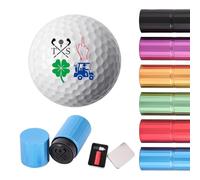 JONZIN Golf Ball Stamp Personalised, Custom Golf Ball Self-ink Marker Stamp with Initials Name or Text, Golf Gifts for Golfers, Dad, Husband, Men, and Friends (Style 3)