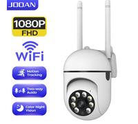 Jooan 2.4G WiFi Security Camera Outdoor Two Way Audio Color Night Vision 5x Digital Zoom