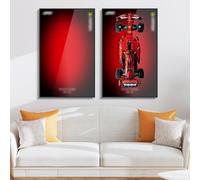 Joodyyoo Display Wall Board for Lego SF-24 42207, Wall Art for Lego Car Wall Mount, Gift Idea, Home Decor (Car Not Included, No lights)