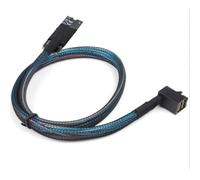 Jooehyer 1.0M HD SFF-8643 36P Male to HD SAS SFF-8643 90 Degree Internal Mini SAS Cable Adapter