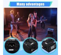 Jooehyer 1 Pair 4 Channel XLR/Audio RJ45 Ethernet Extender XLR Extender Transceiver for Live Stage, Audio Recording Studio
