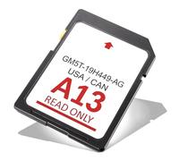 Jooehyer 1 Piece A13 Navigation Card Latest 2022 Navigation Card Maps Sync System Update USA/Canada Maps GM5T-19H449- Black Plastic
