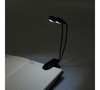Jooehyer 1 Piece Clip on LED Book Lights Reading Lamp in Bed,2Brightness Levels, Perfect for Bookworms,Piano Player,Kids