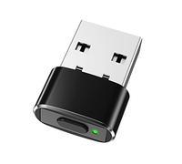 Jooehyer 1 Piece Mini Mouse Jiggler Plug-And-Play Movement to Prevent Entering Sleep Supports Multi-Track Virtual Mouse