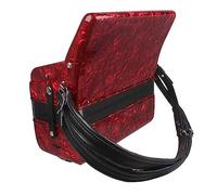 Jooehyer 1 Set 16-120 Accordion Universal Shoulder Strap Waterproof Adjustable (Black)