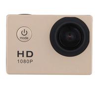 Jooehyer 1080P HD Action Camera LCD Screen Waterproof 30m Sports Action Cam for Bicycle, Motorcycle, Skiing, Diving Golden