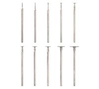 Jooehyer 10pcs T Shape Diamond Burr - 3/32Inch Shank Mini Channel Cutting Burs Diamond Mounted Stone Carving Bits