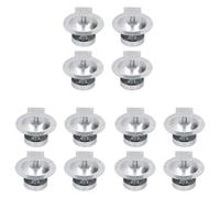 Jooehyer 12Pcs Ant Proof Hive Feet Stainless Steel Beehive Base Ant-Proof Device Beehive Stand