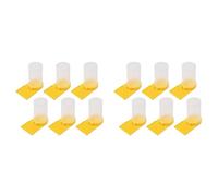 Jooehyer 12PCS Bee Watering Station Water for Bees Garden Bee Drinking Beekeeping Equipment