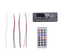 Jooehyer 12V Bluetooth MP3 Decoder Board 50W Amplifier USB for Speaker Handsfree Audio Module Black