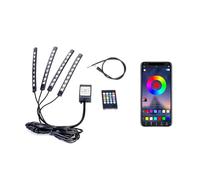 Jooehyer 12V LED Light Multi-Color Atmosphere Light Sound Control Decorative Neon Lamp for Motorcycle Style: 36LED APP+Remote