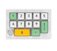 Jooehyer 13 Key Macro Programmable Keyboard Fully Hot Swappable Mechanical Switch 7 Color RGB Light Gaming Keyboard-White Easy Install