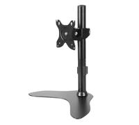Jooehyer 14~27 Inch Monitor Desk Stand Arm Large Base Stable Adjustable Height Mounts Free Standing Mount Monitor Support Desktop Table Holder