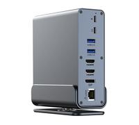 Jooehyer 15 in 1 USB-C Docking Station 4K HD Vertical Hub with Triple Monitor,RJ45 1000M,USB 3.0/2.0,PD 3.0,SD/TF for PC Laptop