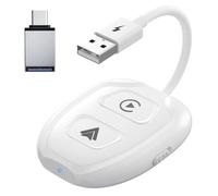 Jooehyer 1Set Wireless Android Auto Adapter Convert Wired to Wireless CarPlay Dongle ABS for IOS 10+ Android 11+