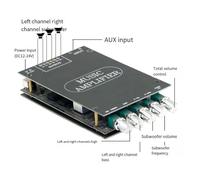 Jooehyer -2.1 Channel Bluetooth Digital Amplifier Module High and Low Pitch Subwoofer Hifi Bluetooth Amplifier Board