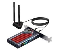Jooehyer 2.4G/5G/6GHz WiFi 6E AX210 PCI-E Network Card,BT5.3 5374Mbps Tri-Band for Desktop PC