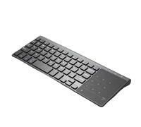 Jooehyer 2.4G Wireless Touchpad Keyboard with 59 Keys Numeric Keypad Ultra Thin Mini Portable Keyboard for PC Laptop Computer