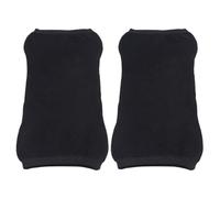 Jooehyer 2 Pair Cashmere Knee Braces Supports Leg Warmer Winter Warm Thermal Cycling Ski Knee Brace Pad Thicken Knee Pads,Black