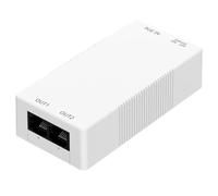 Jooehyer 2 Port Gigabit POE Repeater 100/1000M 1 to 2 PoE Extender with IEEE802.3af/at PlugandPlay 48V for Surveillance Camera AP