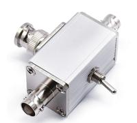 Jooehyer 2 Way Ant Switch CB/HAM Antenna Coaxial Switch 100W 1-30MHz Manual Coaxial Antenna Switches with OFF/Ground Protection SL-16